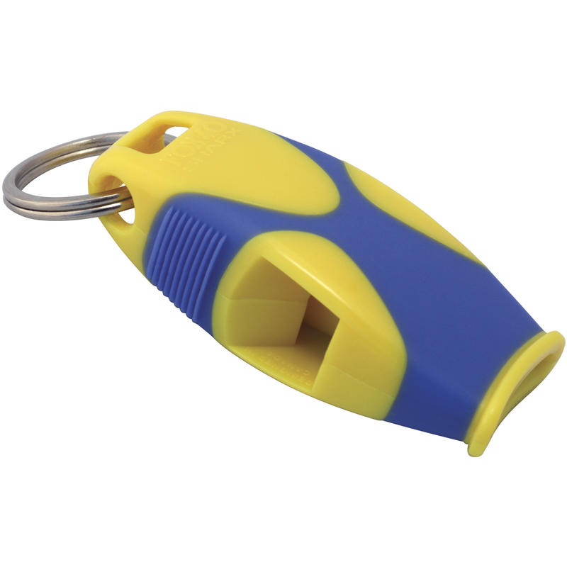 2 Pack Fox 40 Epik Cushion Mouth Group Sports and Safety Loud Whistle with Lanyard Orange