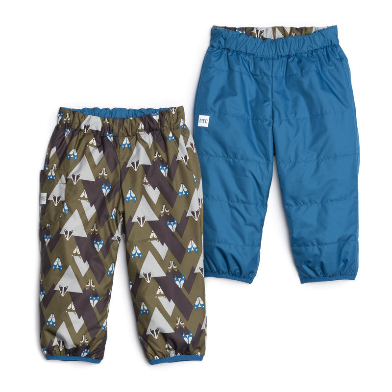Pantalon réversible Cocoon Imprimé bestiole olive foncé