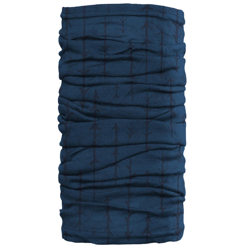 Foulard tubulaire en laine mérinos Imprimé pin marlin