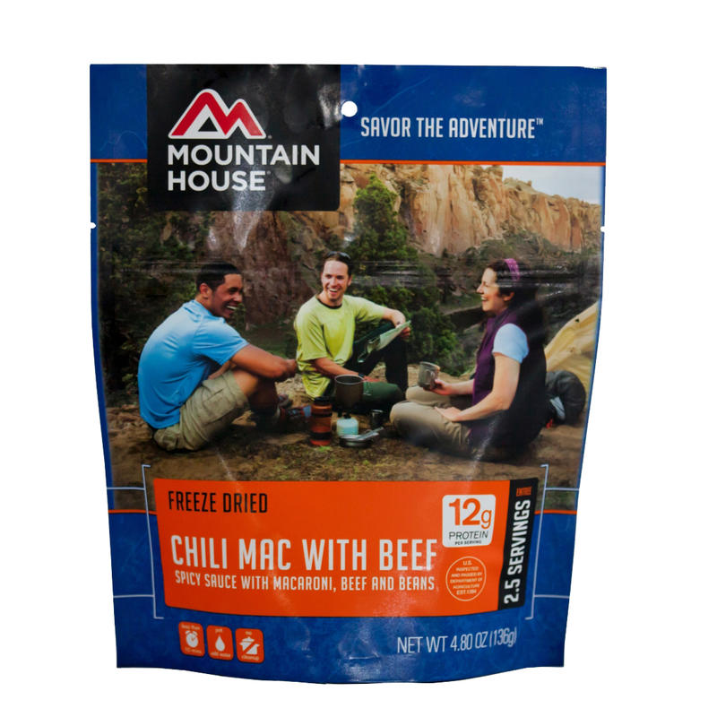 mountain house camping meals