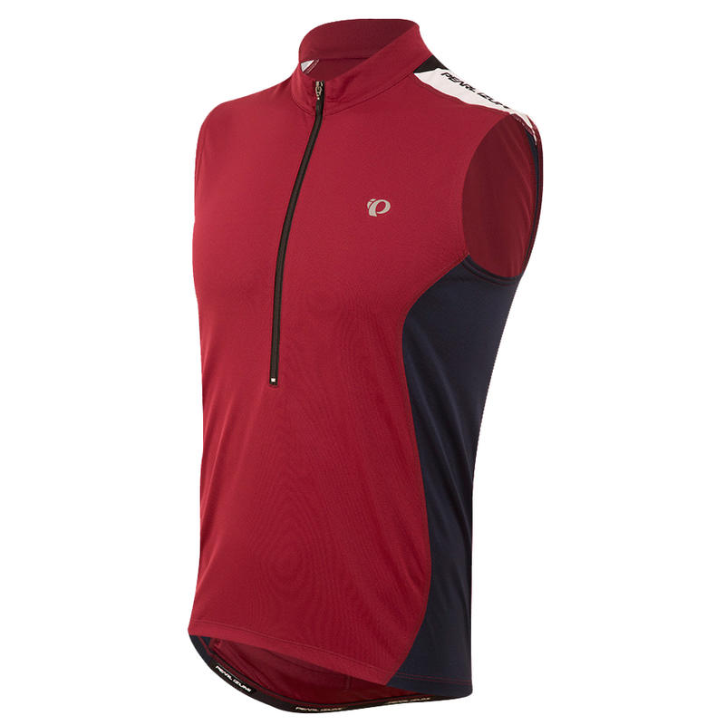 Maillot Select Quest SL Rouge tibétain/Bleu éclipse