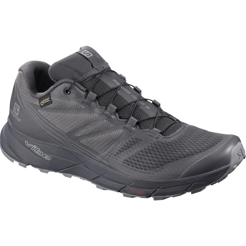 Salomon Sense Ride Gore-Tex Invisible Fit Nocturne Trail Running Shoes ...