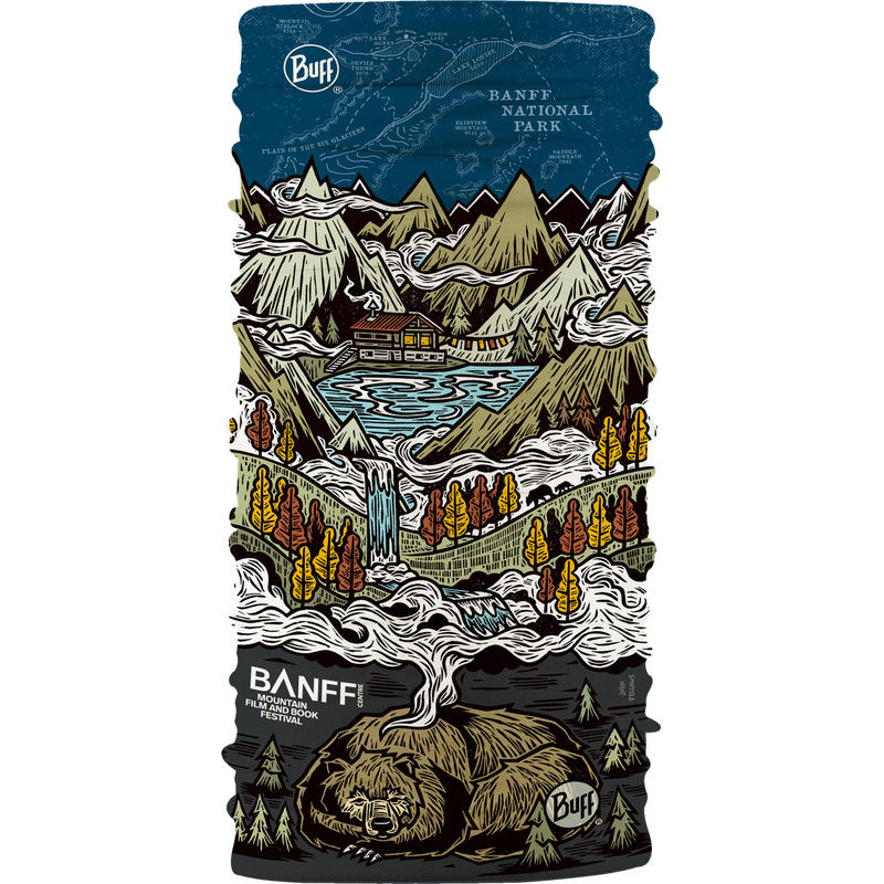 Buff Original Unisex Accessory Neck Gaiter Embers Black One Size
