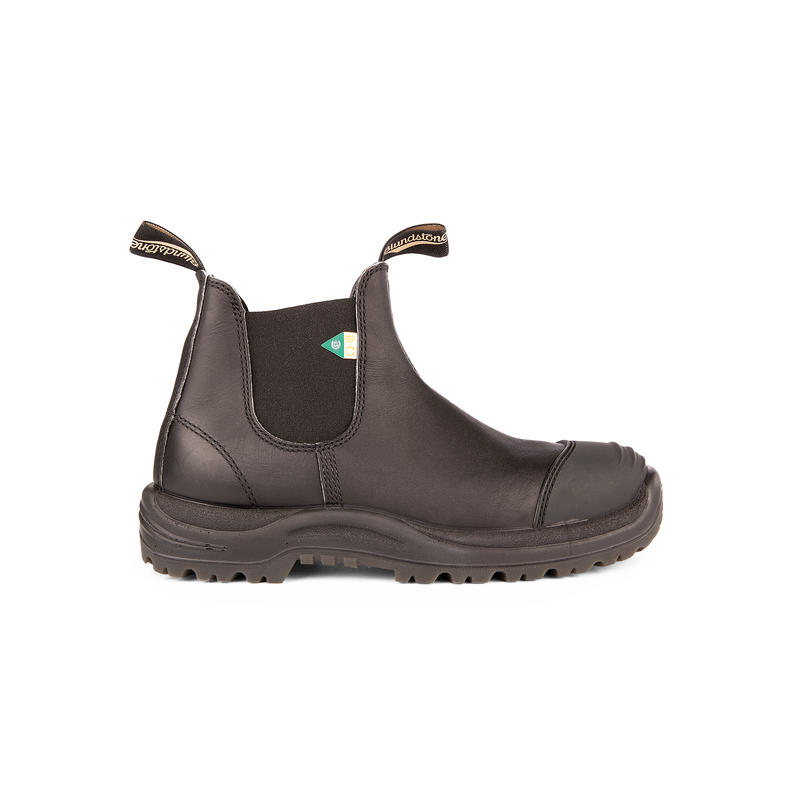 Blundstone CSA Green Patch 168 Steel Toe Safety Boots with Rubber Guard