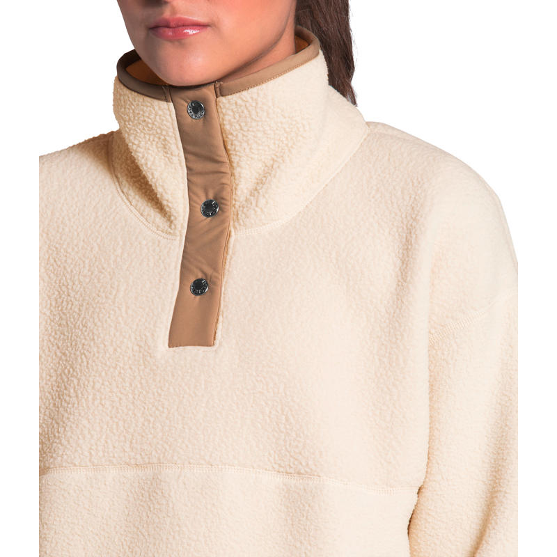 the north face cragmont 1 4 zip fleece in white