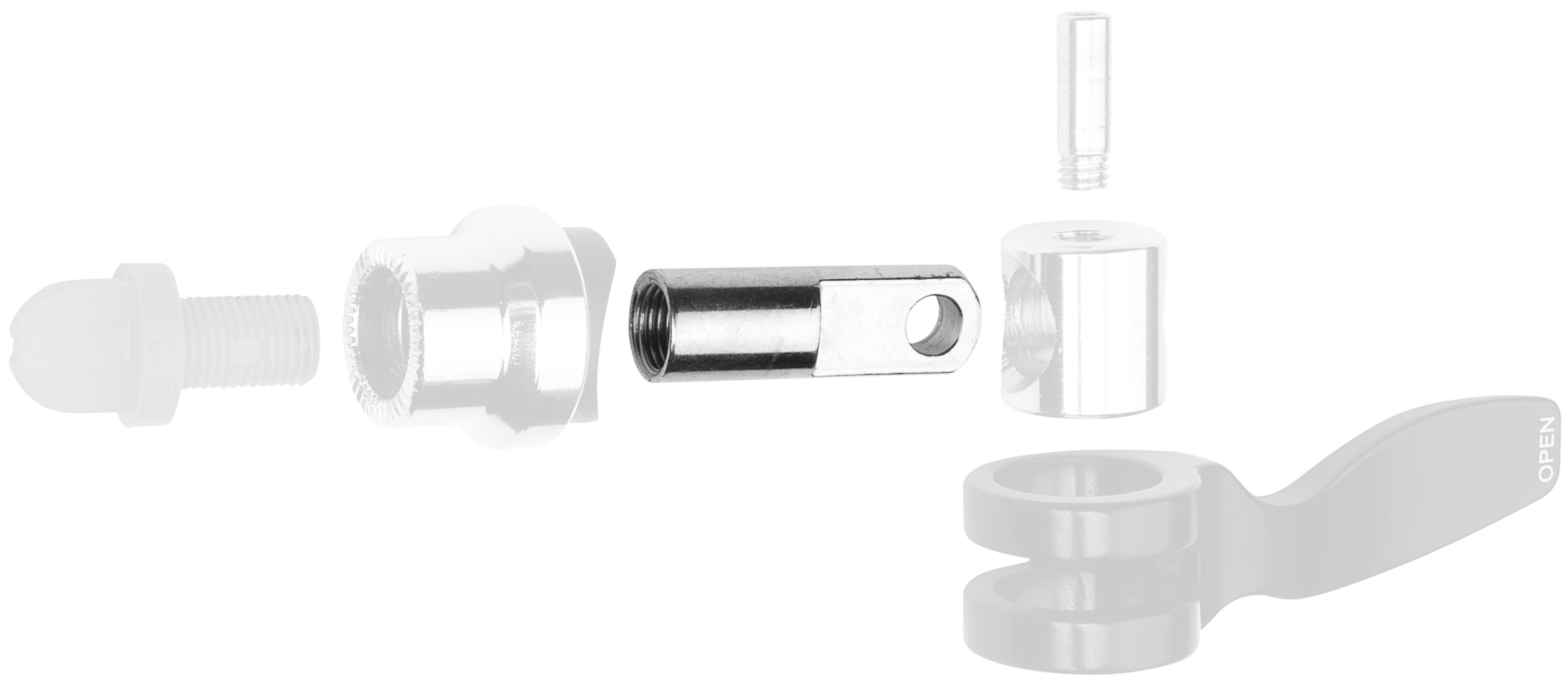 Axle Release 3/8 x 24T Axle Conversion Kit MEC