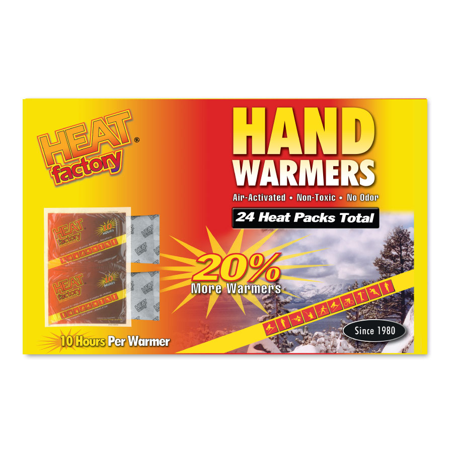 6-pack New Hrs Of Heat Grabber Ultra Warmer Hand Warmers 24