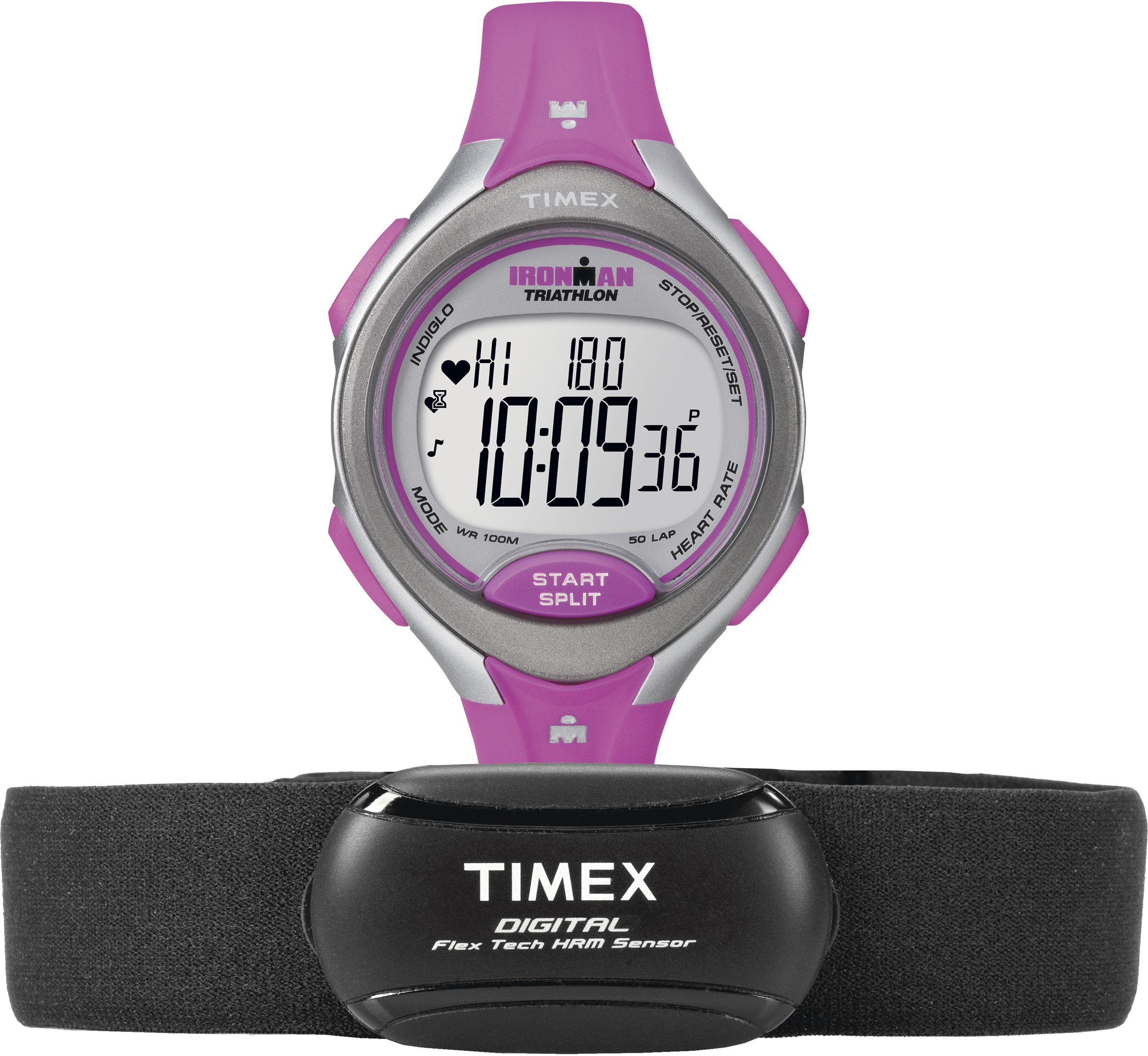 timex digital flex tech hrm sensor