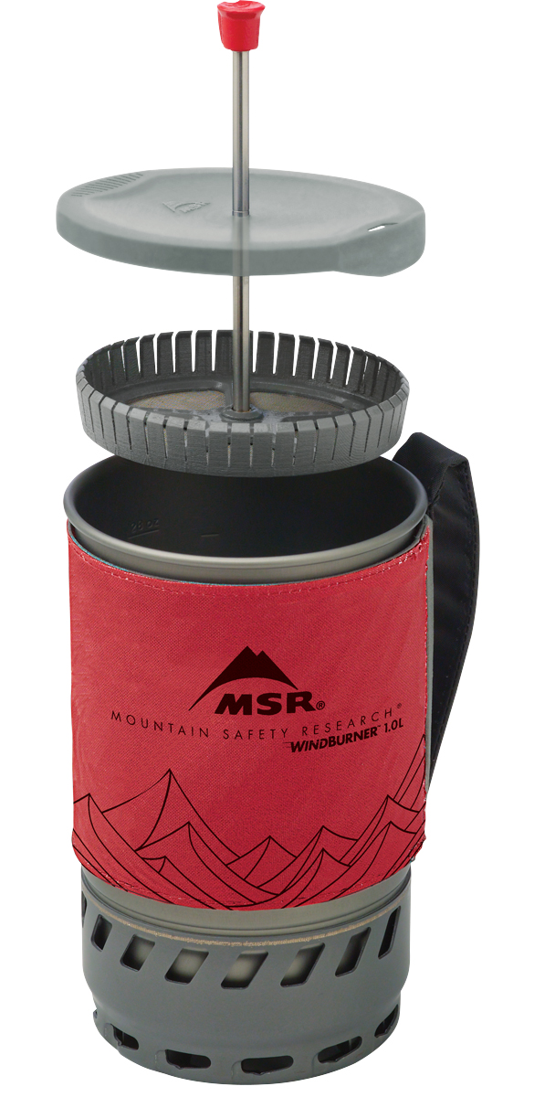 MSR Windburner Coffee Press Kit 1.8L Cooking System Red