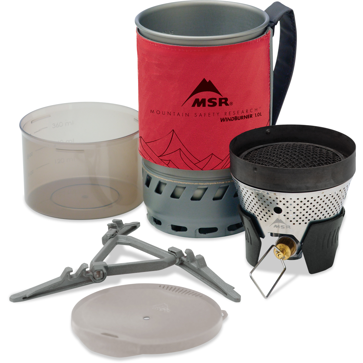 MSR Windburner Coffee Press Kit 1.8L Cooking System Red