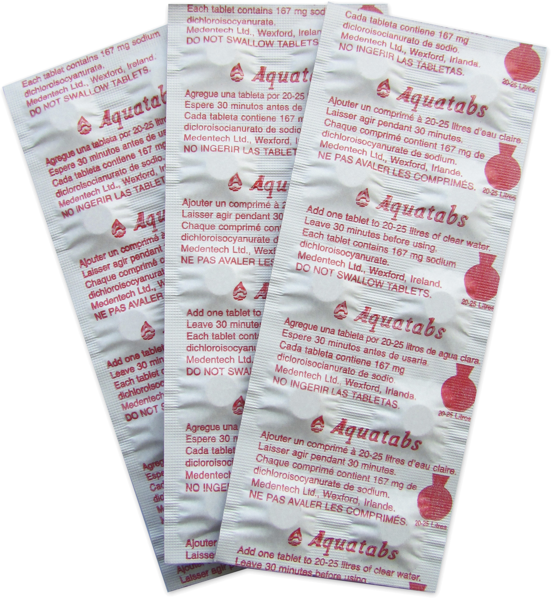 Aquatabs Water Purification Tablets