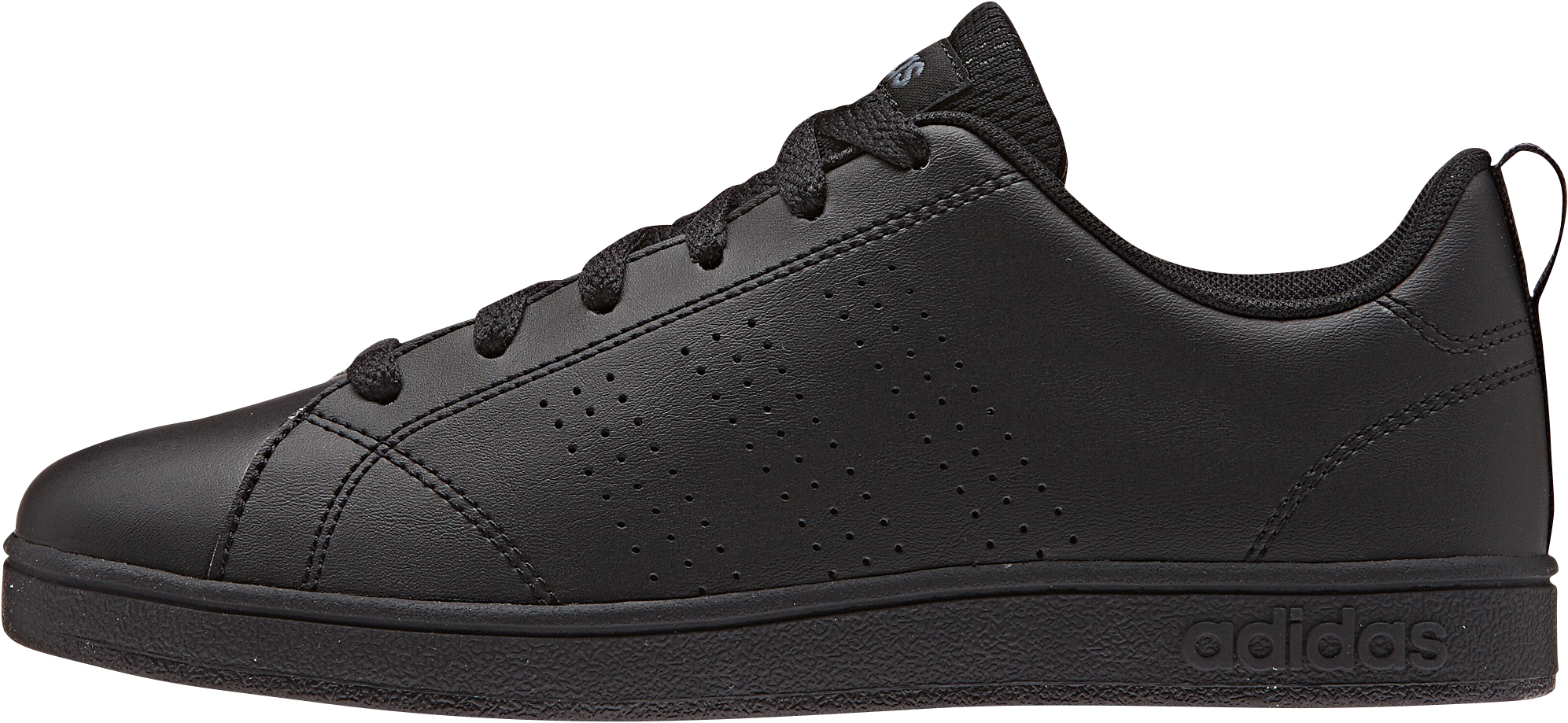 adidas advantage clean black junior