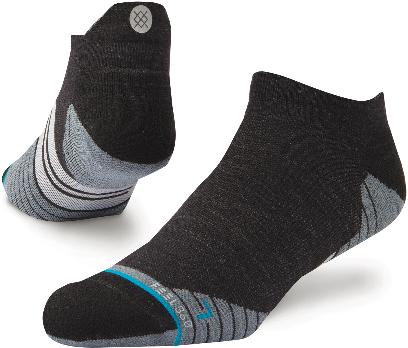 Medium Stance Women/'s Uncommon Solid Run Crew Socks 3 Pack Teal