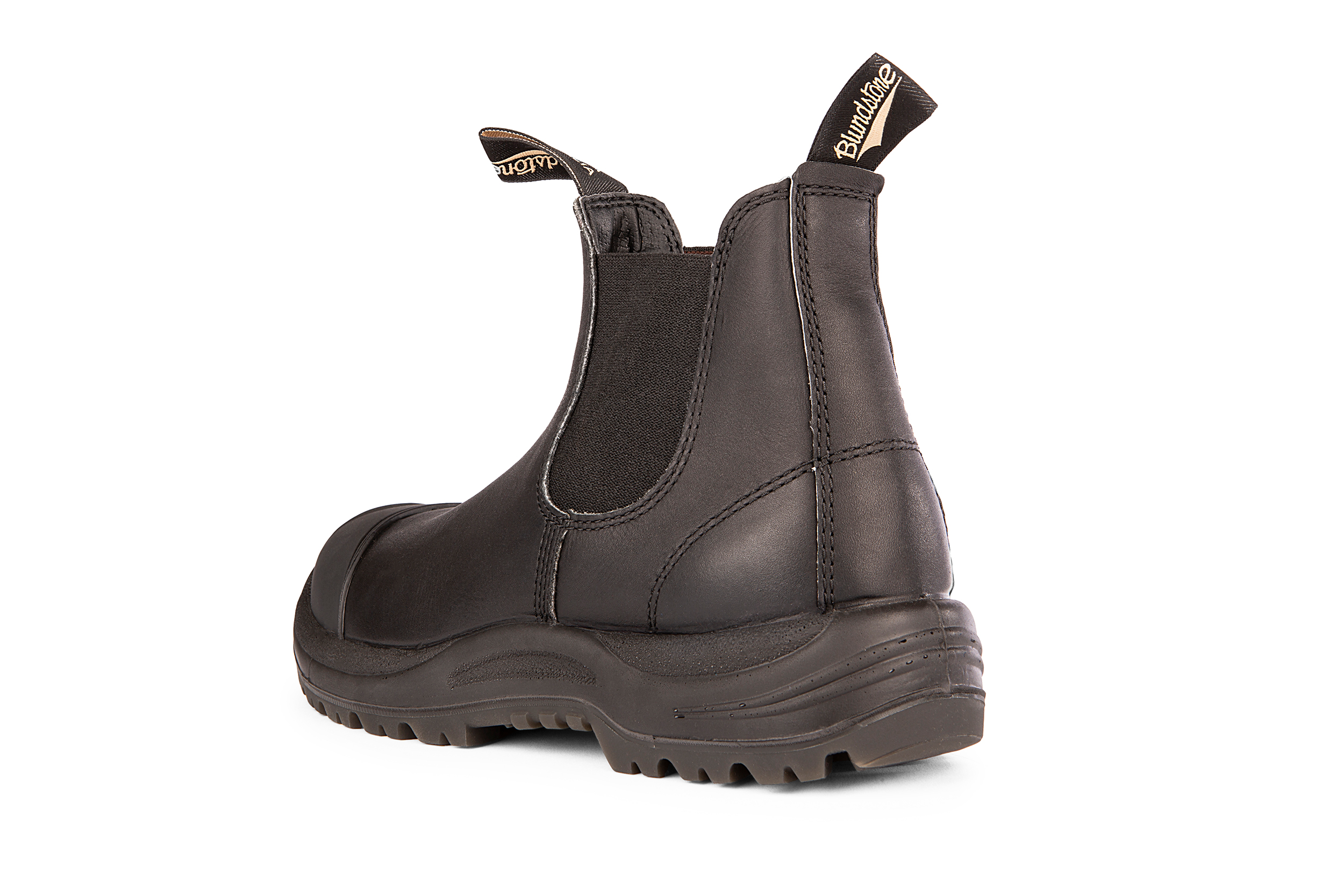 Blundstone CSA Green Patch 168 Steel Toe Safety Boots with Rubber Guard