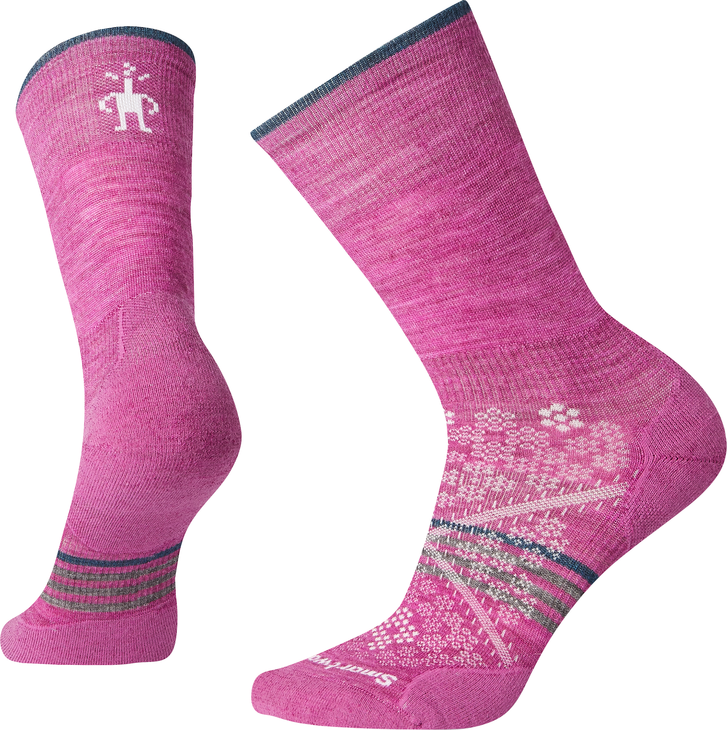 Meadow Mauve Smartwool Womens PhD Run Ultra-Light Micro Socks M