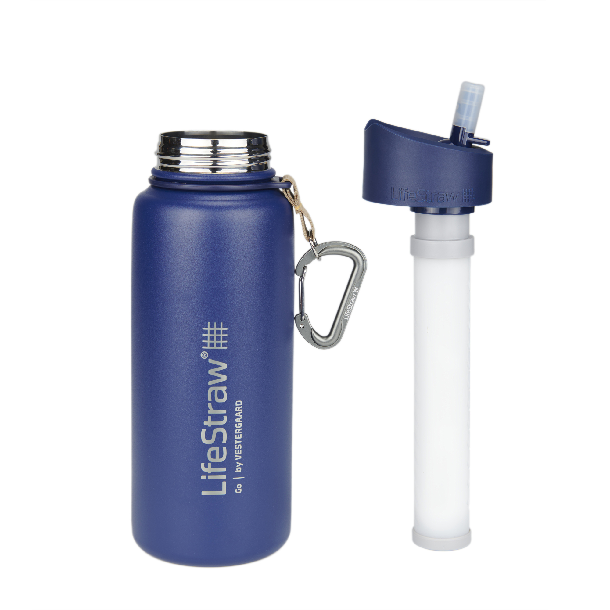 LifeStraw Go Stainless Steel Water Filter Bottle MEC