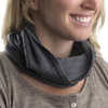 Foulard tubulaire en laine mérinos Charbon de bois