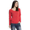 Sparrowgrass Long-Sleeved Top Red Huckleberry Sundial Graphic
