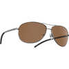 Lunettes de soleil Ace Argent sombre/Verre brun