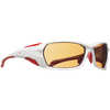 Traverse Polarized Sunglasses White/Brown Silver FM