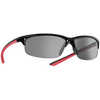 Lunettes de soleil Compass Noir lustré/Gris/Éclat miroir argent