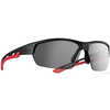 Lunettes de soleil Sequence Noir mat/Gris/Éclat miroir argent