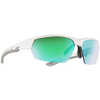 Lunettes de soleil Sequence Blanc mat et gris/Vert Revo