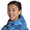 Manteau Flute Imprimé brumeux brise bleu