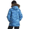 Manteau Flute Imprimé brumeux brise bleu