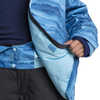 Manteau Flute Imprimé brumeux brise bleu