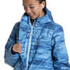 Manteau Flute Imprimé brumeux brise bleu