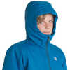 Manteau Vortex Bleu turc/Imprimé tissage éclipse