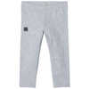 Collant en coton biologique Flora Gris clair chiné