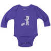 Long-Sleeved Onesie Viola Discovery Bear Graphic