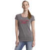 New Beginnings Tee Shirt Dark Grey Heather Mountain Sketch Graphic