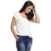 Elyse Short-Sleeved Top White