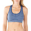 Soutien-gorge PhD Seamless Racerback Bleu foncé chiné