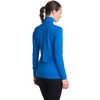 Maillot à demi-glissière T2 en laine mérinos Cobalt