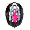 Casque de vélo Chakra (jeunes) Noir sublime/Magenta