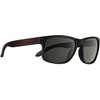 Lunettes de soleil Jinx Noir doux/Bois mat/Vert