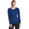 Maillot à col rond Mission Possible Bleu intense chiné