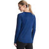 Maillot à col rond Mission Possible Bleu intense chiné