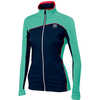 Manteau coupe-vent Engadin Iris noir/Chute d