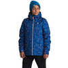 Manteau Vortex Imprimécroquis floral bleu royal