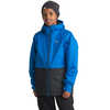 Manteau Vortex Cobalt/Imprimé tissage éclipse