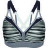 Soutien-gorge Curvy Strappy Rayures gris céramique
