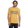 Graphic Progression Tee Golden Heather Frozen Lake Graphic