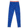 Collant Stratosphere Imprimécroquis floral bleu royal