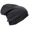 Tuque Slouchy Noir chiné