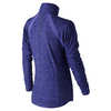 Manteau Anticipate à demi-glissière Iris bleu chiné